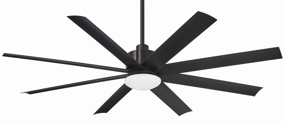 Minka Aire Slipstream 65" Outdoor DC Ceiling Fan with 18W Dimmable LED Light and Remote Control