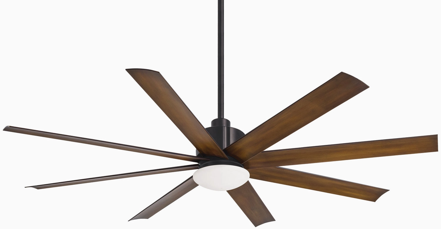 Minka Aire Slipstream 65" Outdoor DC Ceiling Fan with 18W Dimmable LED Light and Remote Control