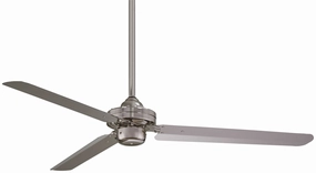 Minka Aire Steal 54" Ceiling Fan with Remote Control quiet indoor fans for bedrooms and offices