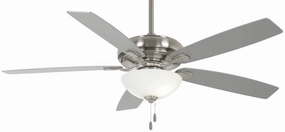 Minka Aire Watt II 60" Pull Chain DC Ceiling Fan with LED Light low-noise indoor fans for peaceful settings