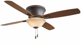 Mojo Ii 52"Ceiling Fan Oil Rubbed Bronze space-saving huggers with modern style