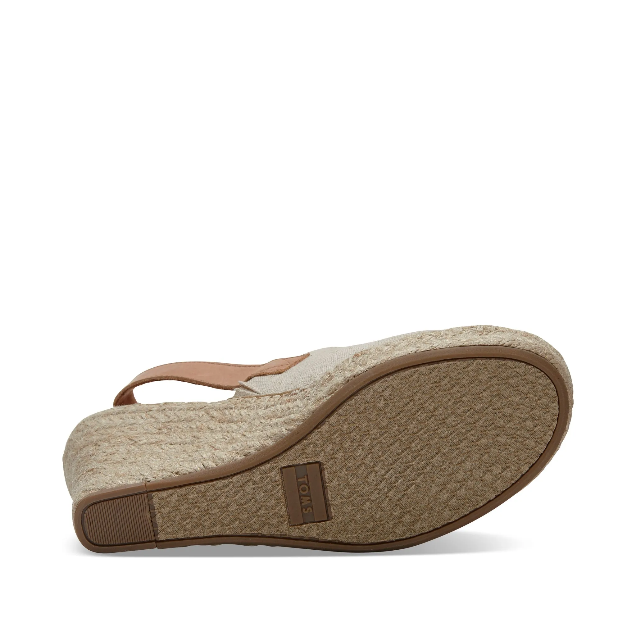 Monica Natural Oxford Wedge Heel Sandal