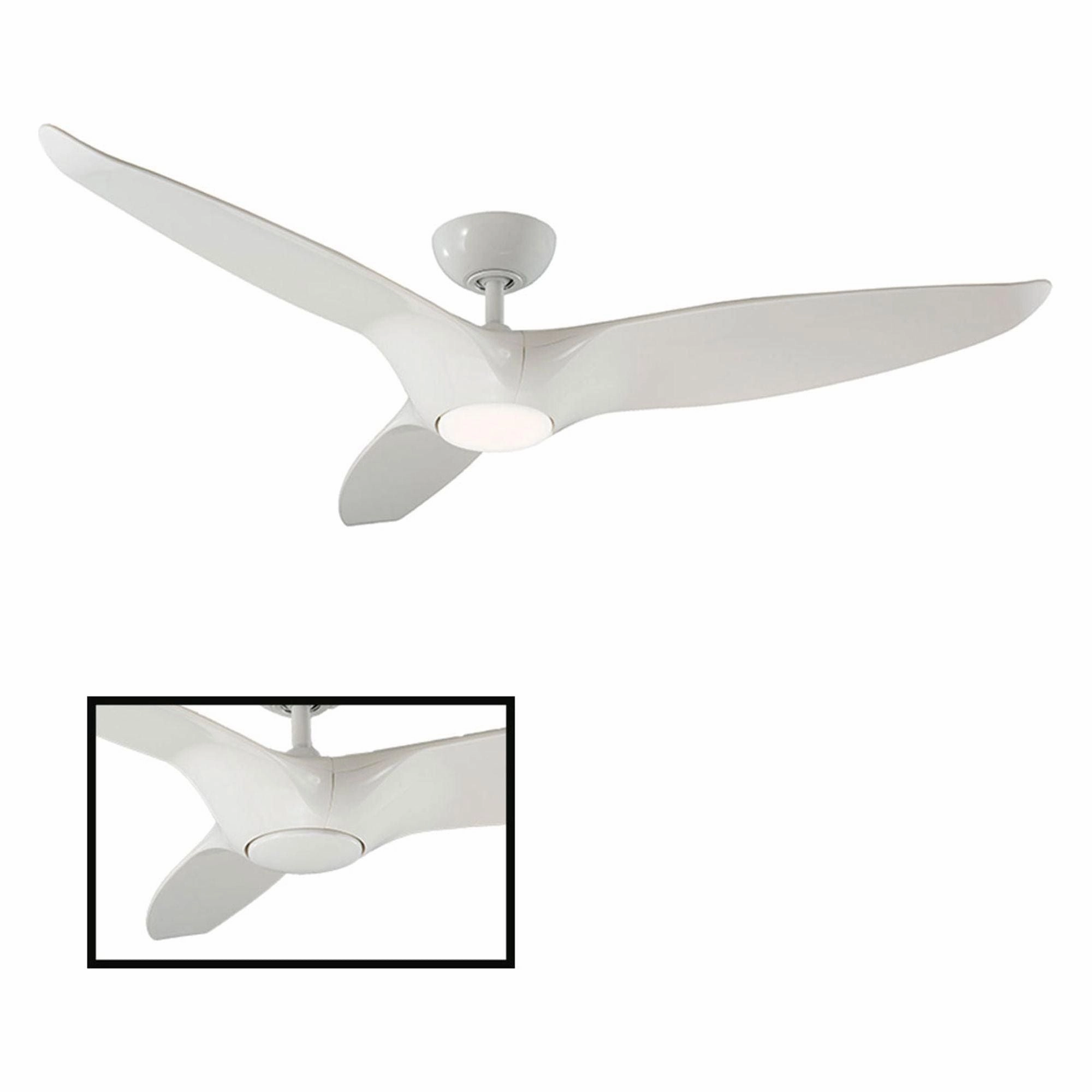 Morpheus III Indoor/Outdoor 3-Blade 60" Smart Ceiling Fan with LED Light Kit