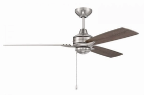 Moto 52" Ceiling Fan in Brushed Polished Nickel adjustable indoor fans for better cooling