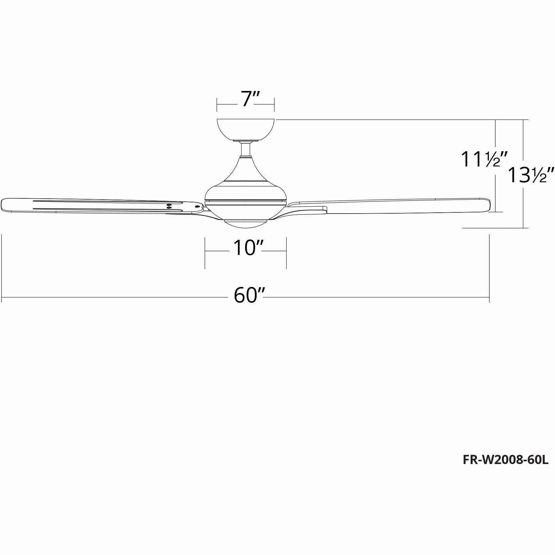 Mykonos 5 Indoor/Outdoor 5-Blade 60" Smart Ceiling Fan with LED Light Kit and Remote Control