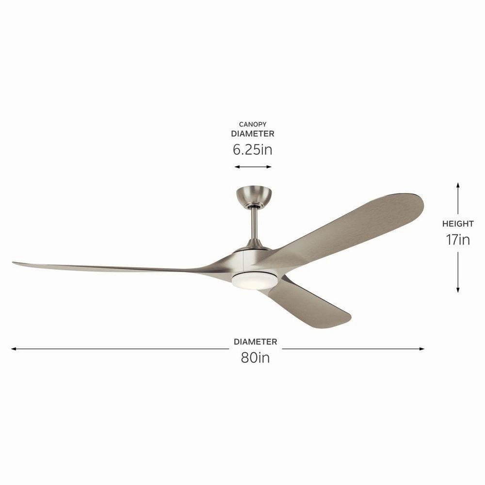 Mylo 80" Weather  Ceiling Fan