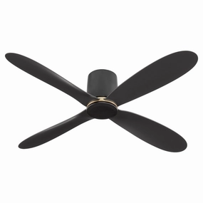 Myriad 56"Ceiling Fan Black ifan smart fans for connected homes