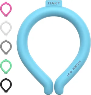 Neck Cooling Tube, Cooling Wrap for Summer, Reusable Ice Ring Neck Cooler for Heat Outdoor Sports,Outdoor Workers Neck fan for hands-free comfort