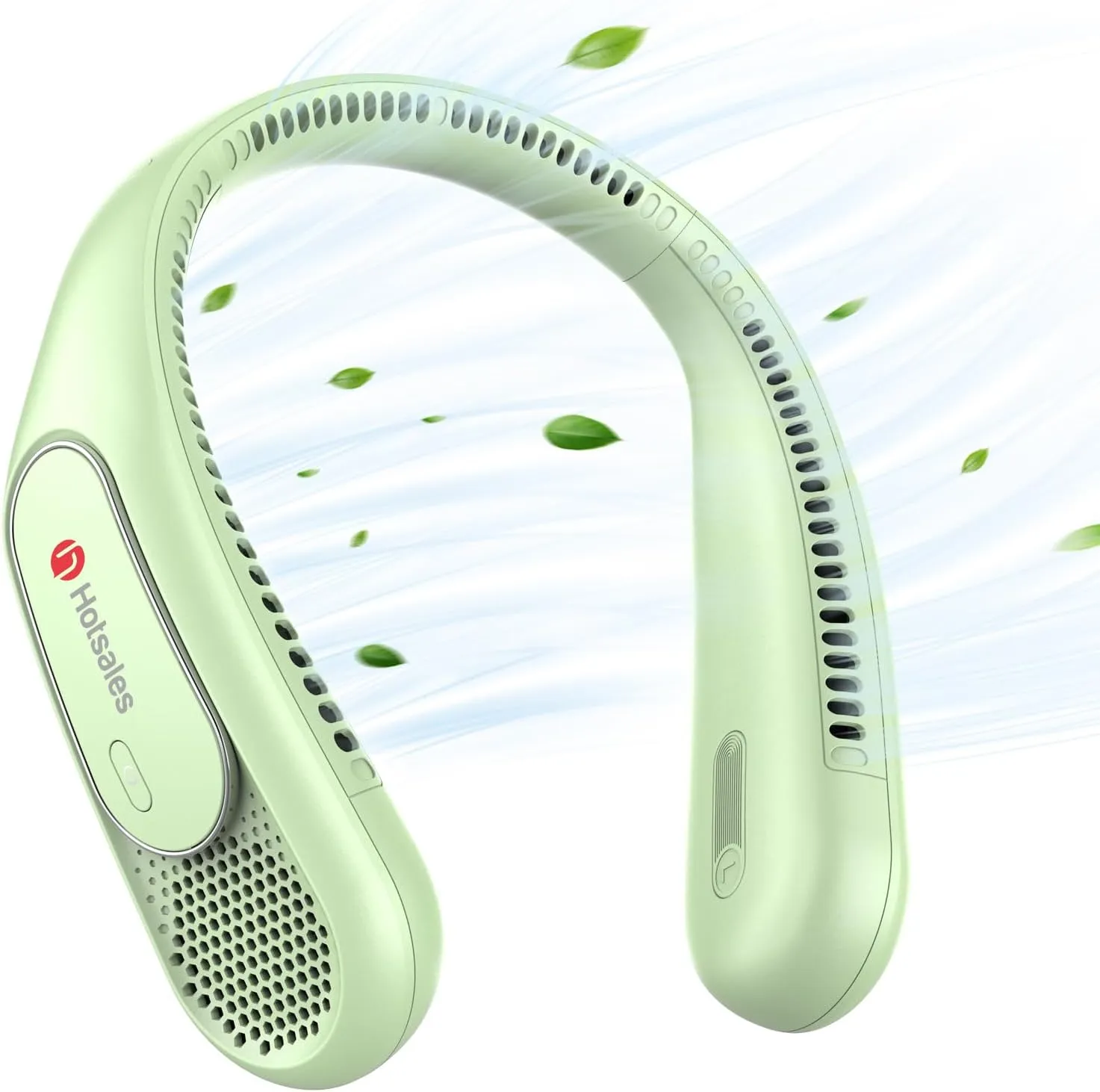Neck Fan, Hands Free Bladeless Neck Fans Portable Rechargeable, 6000 mAh Battery Operated Wearable Personal Fan, Cooling Neck Fan, 3 Speeds, USB Fan Gifts for Men, Women, Travel, Outdoor Neck fan for hands-free comfort