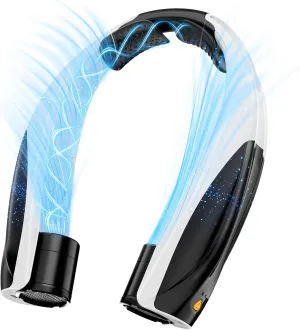 Neck Fan  Portable Neck Fan Rechargeable with 6 Adjustable Speeds, 360Neck Cooler, Upgraded Long-lasting Wearable Fan for Hot Weather, Travel, Outdoor, Office, Camping, Men & Women Neck fan for hands-free comfort