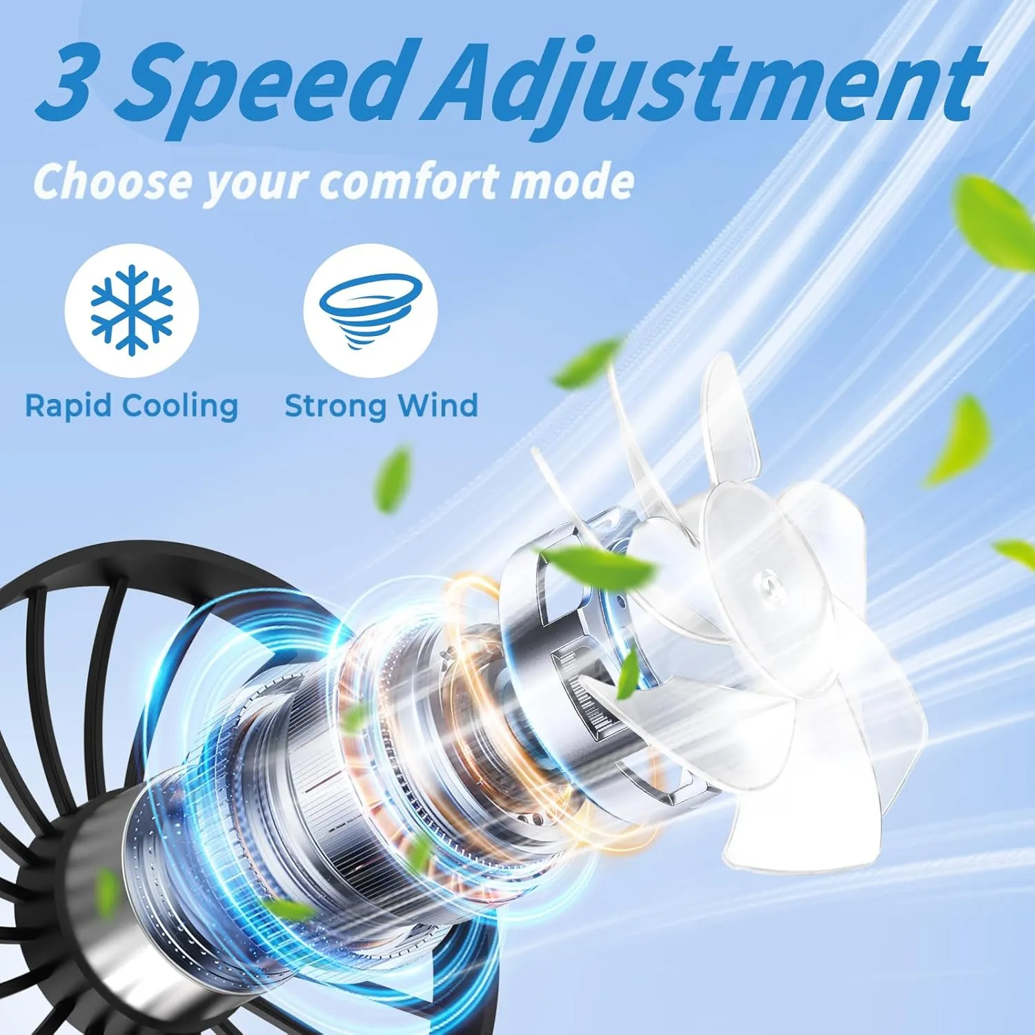 Neck Fan Portable Rechargeable: Personal Fans For Your Neck Wearable Cooling Fan Neck Air Conditioner With 360 Degree Rotation 2000mah For Travel Sports Walking - Outdoor Working