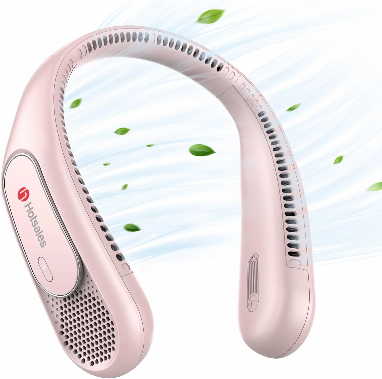 Neck Fan, Hands Free Bladeless Neck Fans Portable Rechargeable, 6000 mAh Battery Operated Wearable Personal Fan, Cooling Neck Fan, 3 Speeds, USB Fan Gifts for Men, Women, Travel, Outdoor Small bladeless fan for quiet cooling