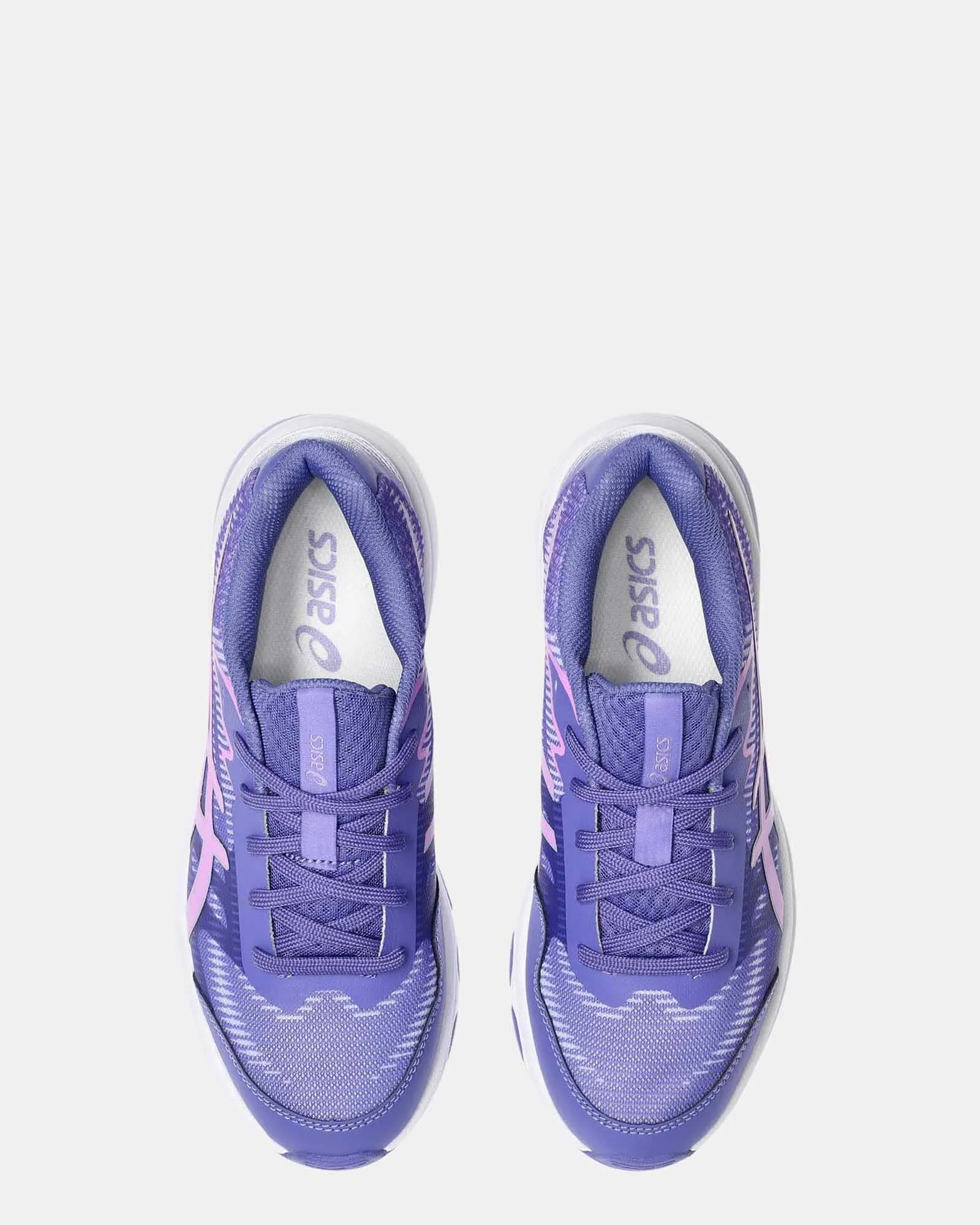 Netburner Pro 4 Grade School Blue Violet/Lavender Glow Asics Shoes