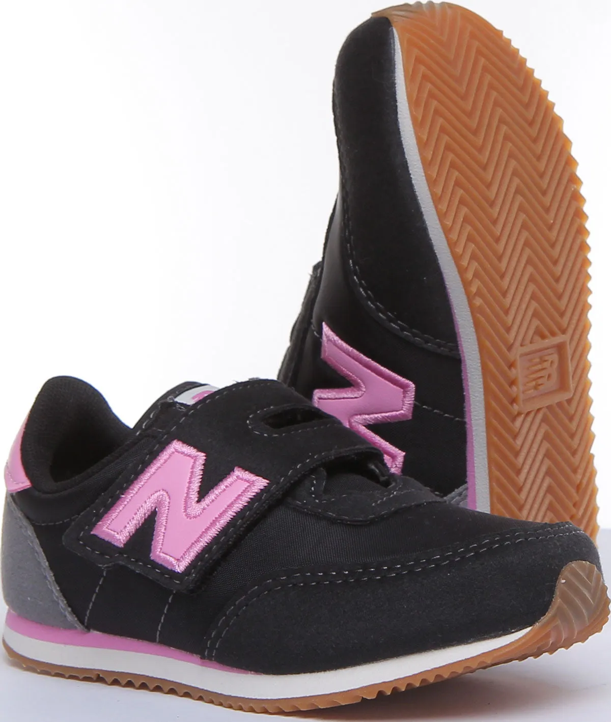 New Balance Iv720Ug In Black Pink For Kids Shoes New Balance