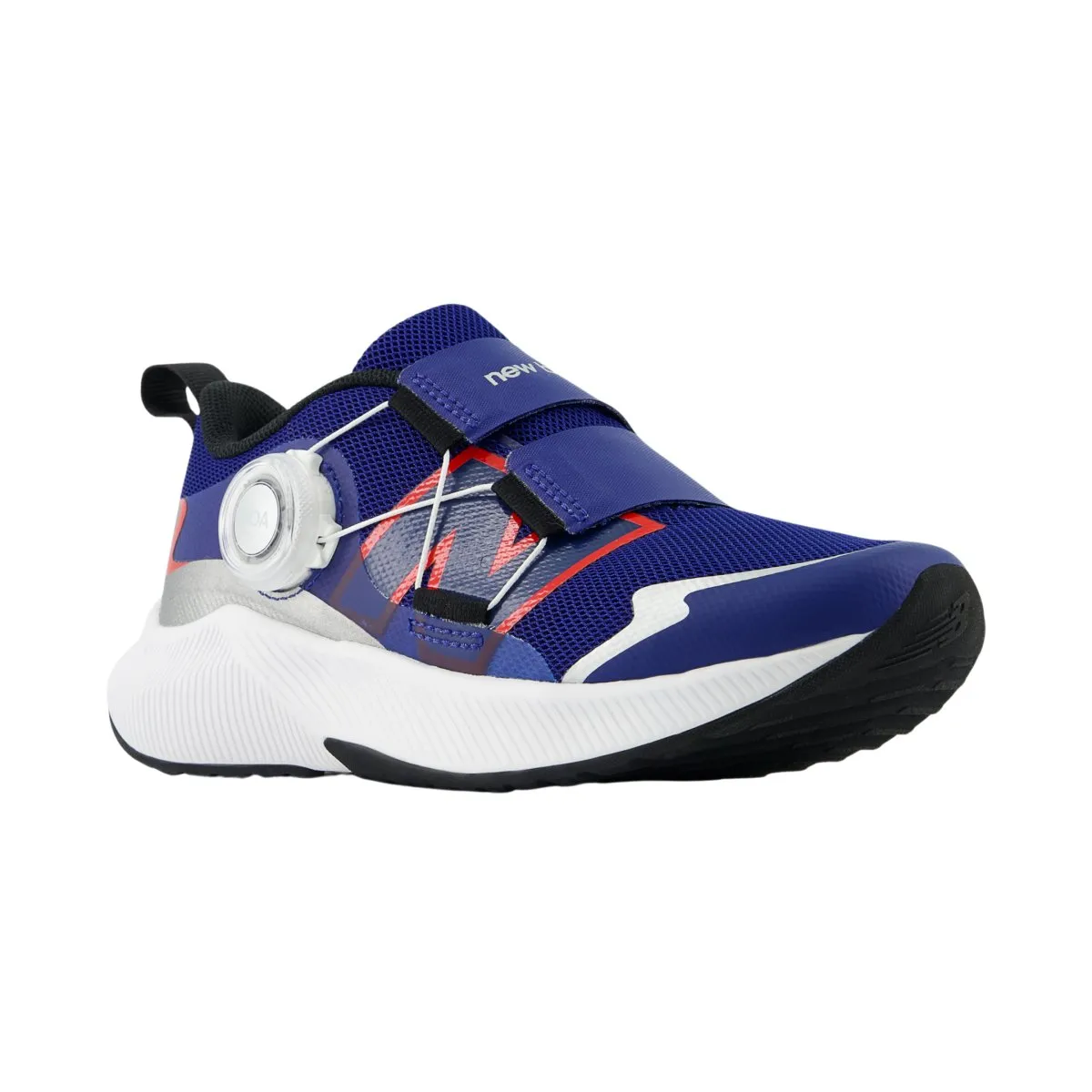New Balance Kid's (Preschool) DynaSoft Reveal v4 BOA PTRVLAM4 Inkwell/Team Red/Silver Metallic New Balance Shoes
