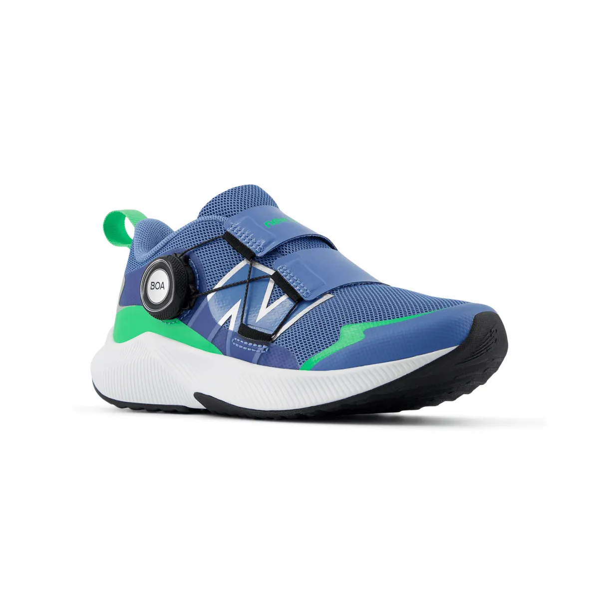 New Balance Kid's (Preschool) DynaSoft Reveal v4 BOA PTRVLBG4 Blue Laguna/Green Apple/Black New Balance Shoes