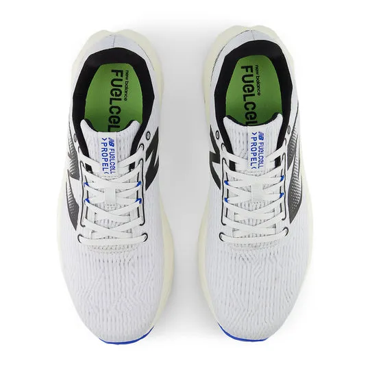 NEW BALANCE MEN'S  FUELCELL PROPEL V5 GREY/WHITE SHOES (WIDTH D) Shoes_Mens-New-Balance