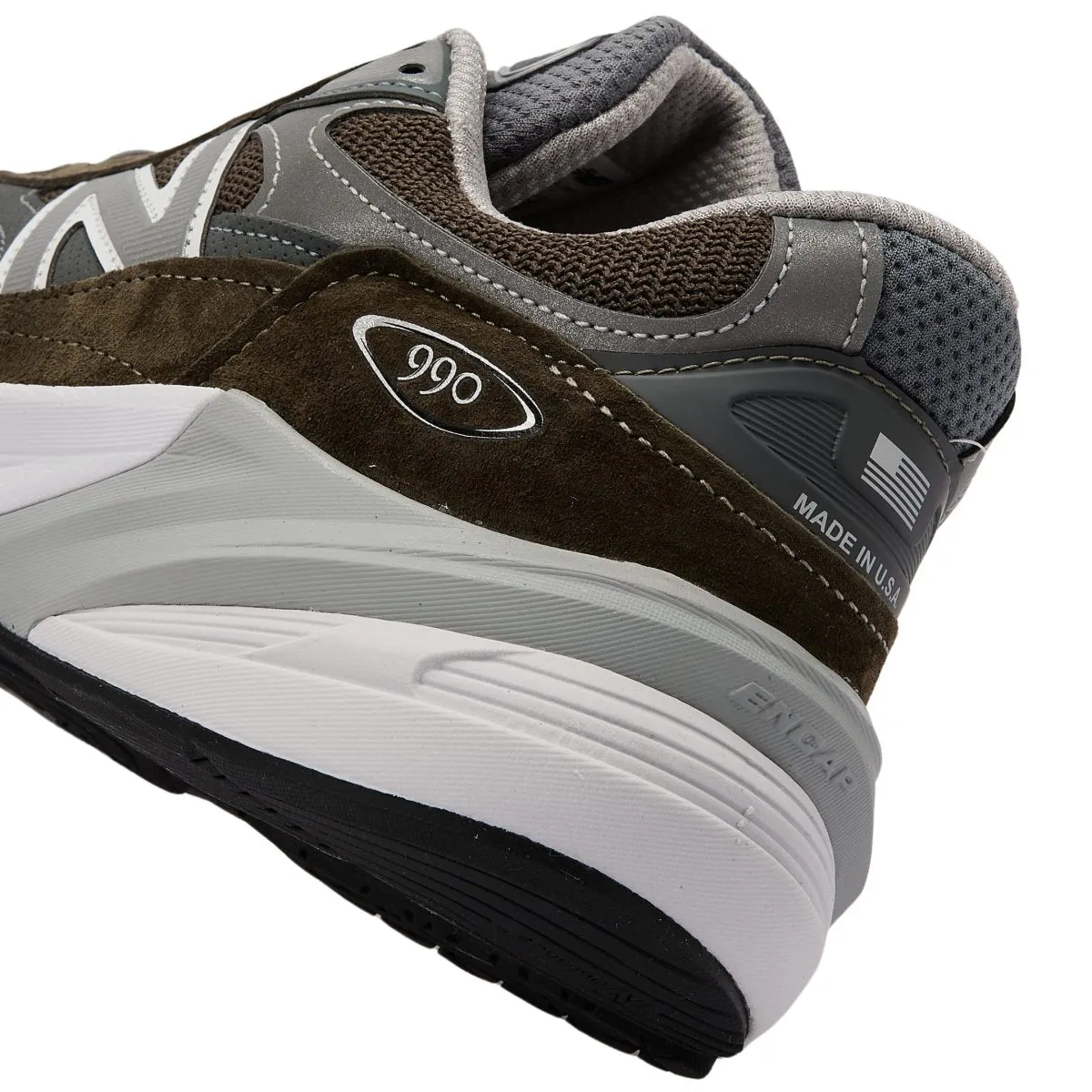 New Balance Men's U990OG6 Olive Suede New Balance Shoes