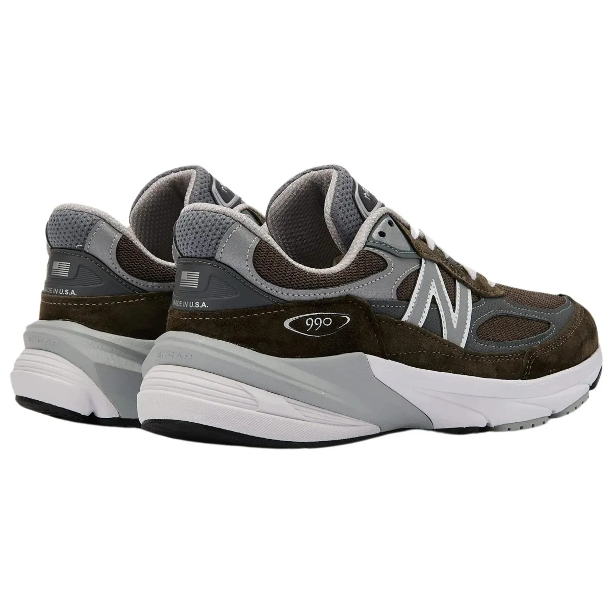 New Balance Men's U990OG6 Olive Suede New Balance Shoes