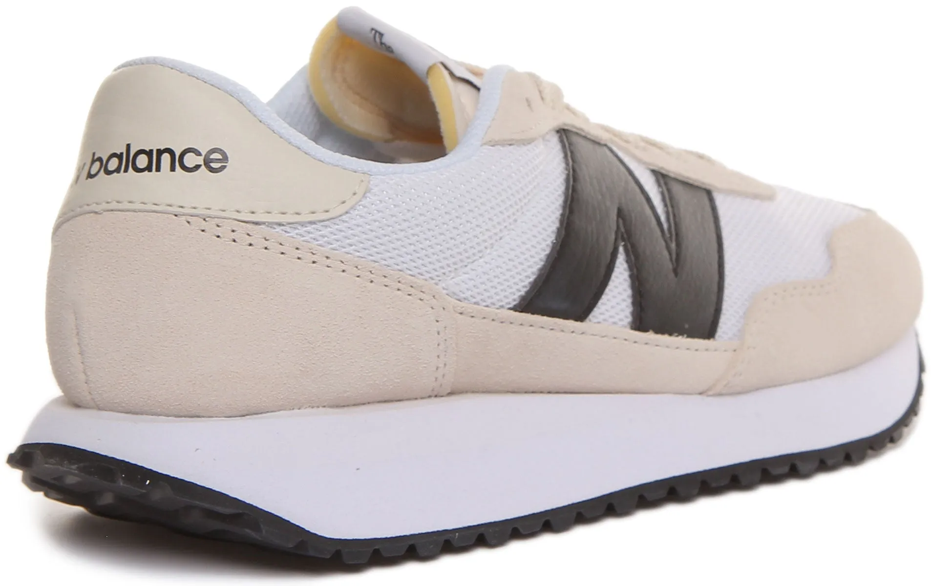 New Balance Ms237 In White Black Shoes New Balance