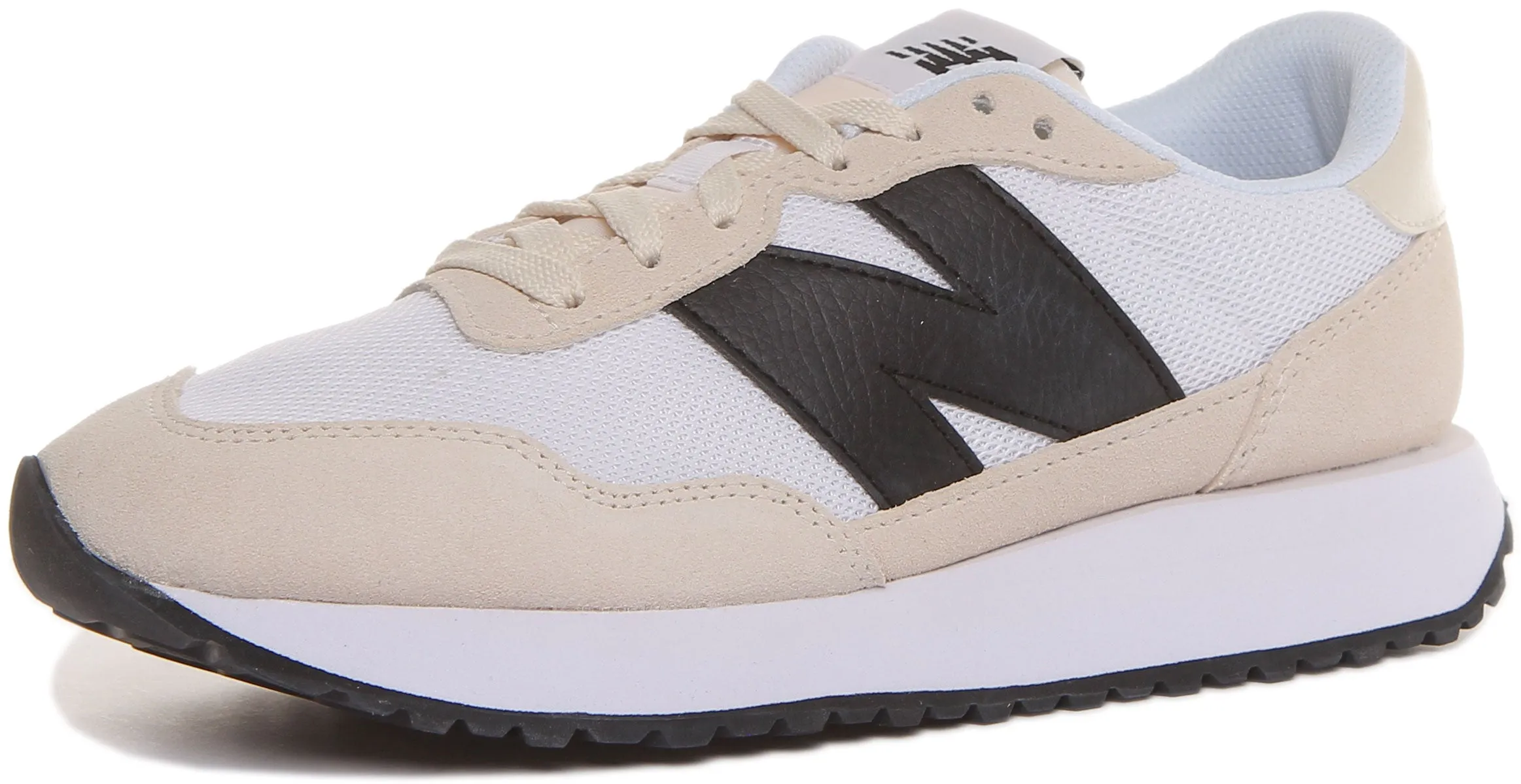 New Balance Ms237 In White Black Shoes New Balance