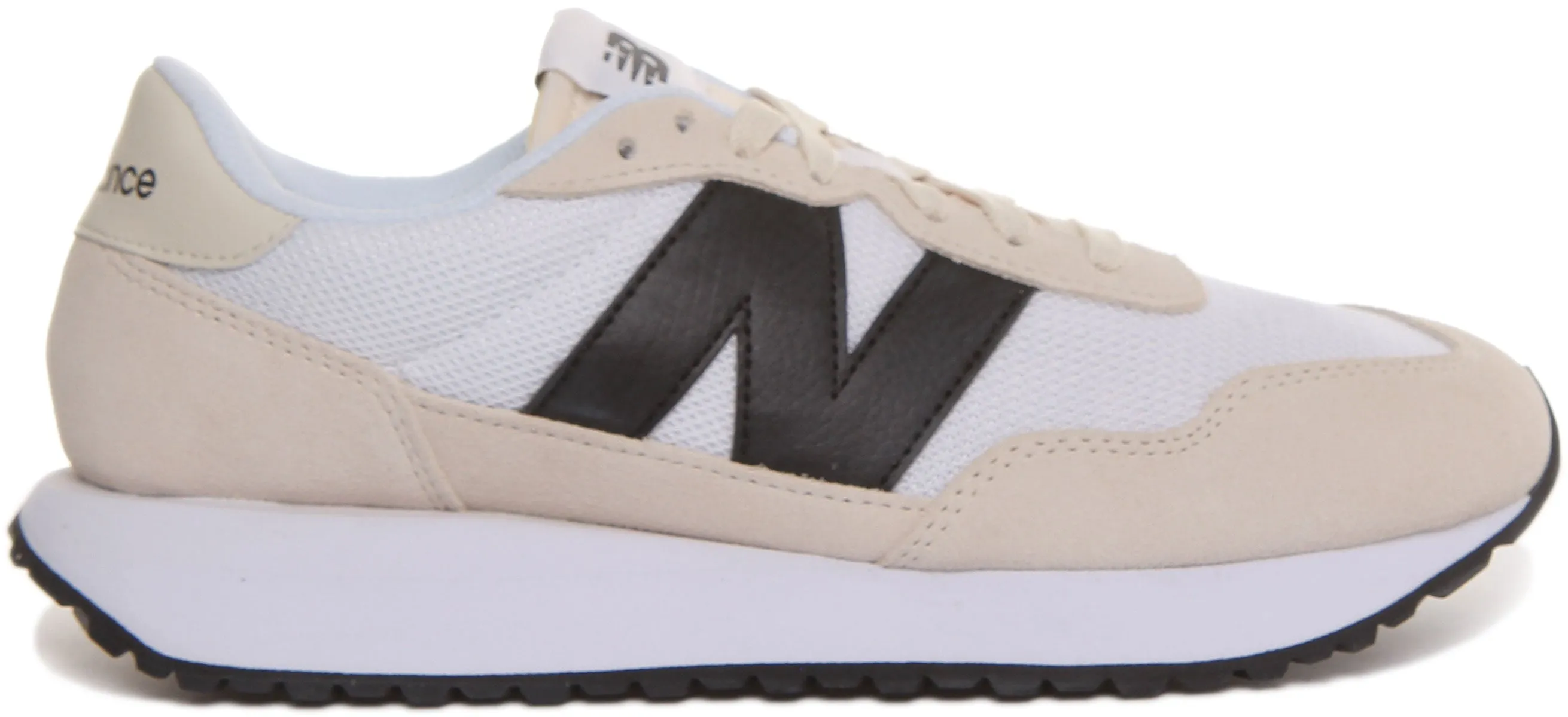 New Balance Ms237 In White Black Shoes New Balance