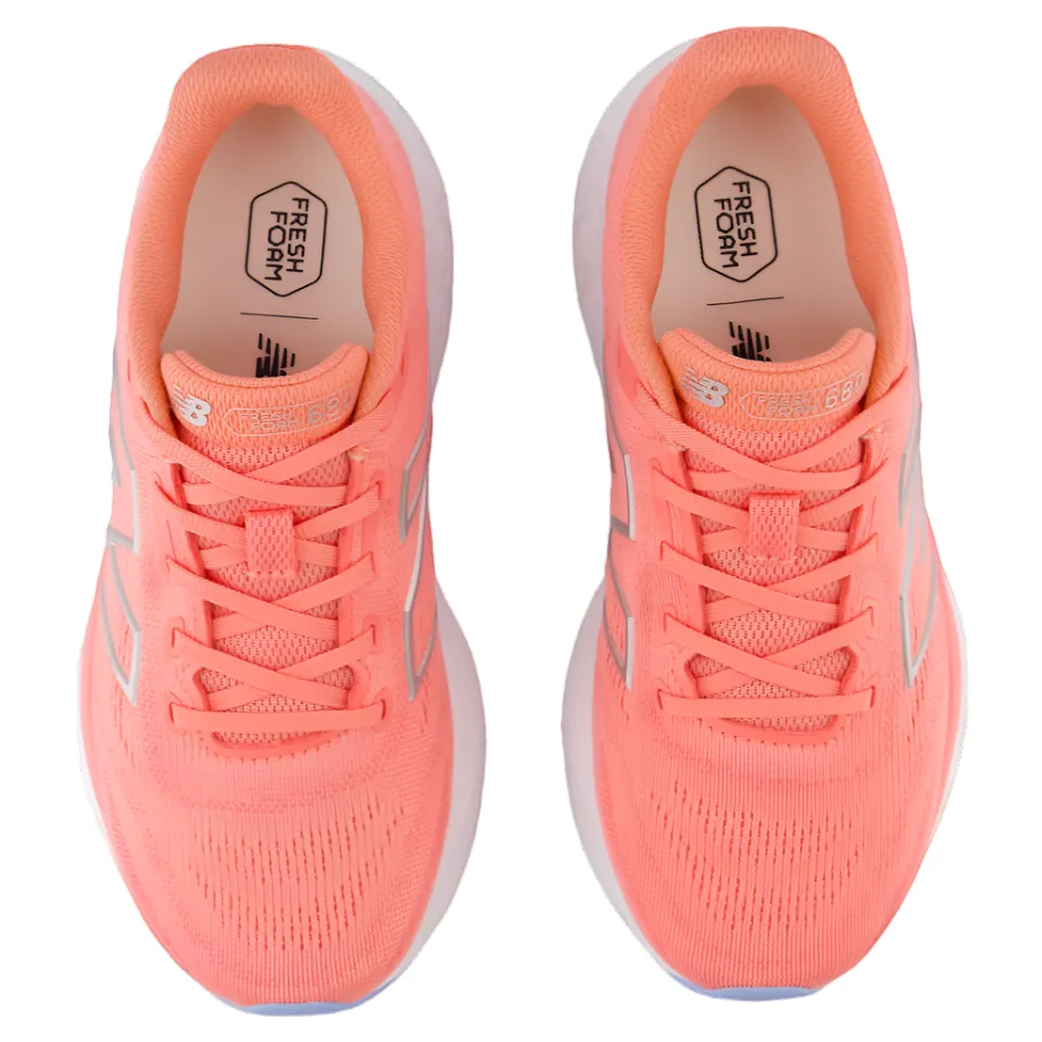 New Balance Shoes Women's W680RP8 Sunfade Red/Drift Red/Silver Metallic