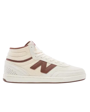 New Balance Sneakers Numeric 440 High V2 Shoes in Sea Salt & Dark Brown