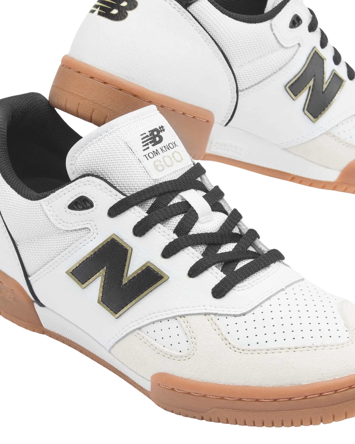 New Balance Sneakers Tom Knox 600 Signature Shoes in White & Black