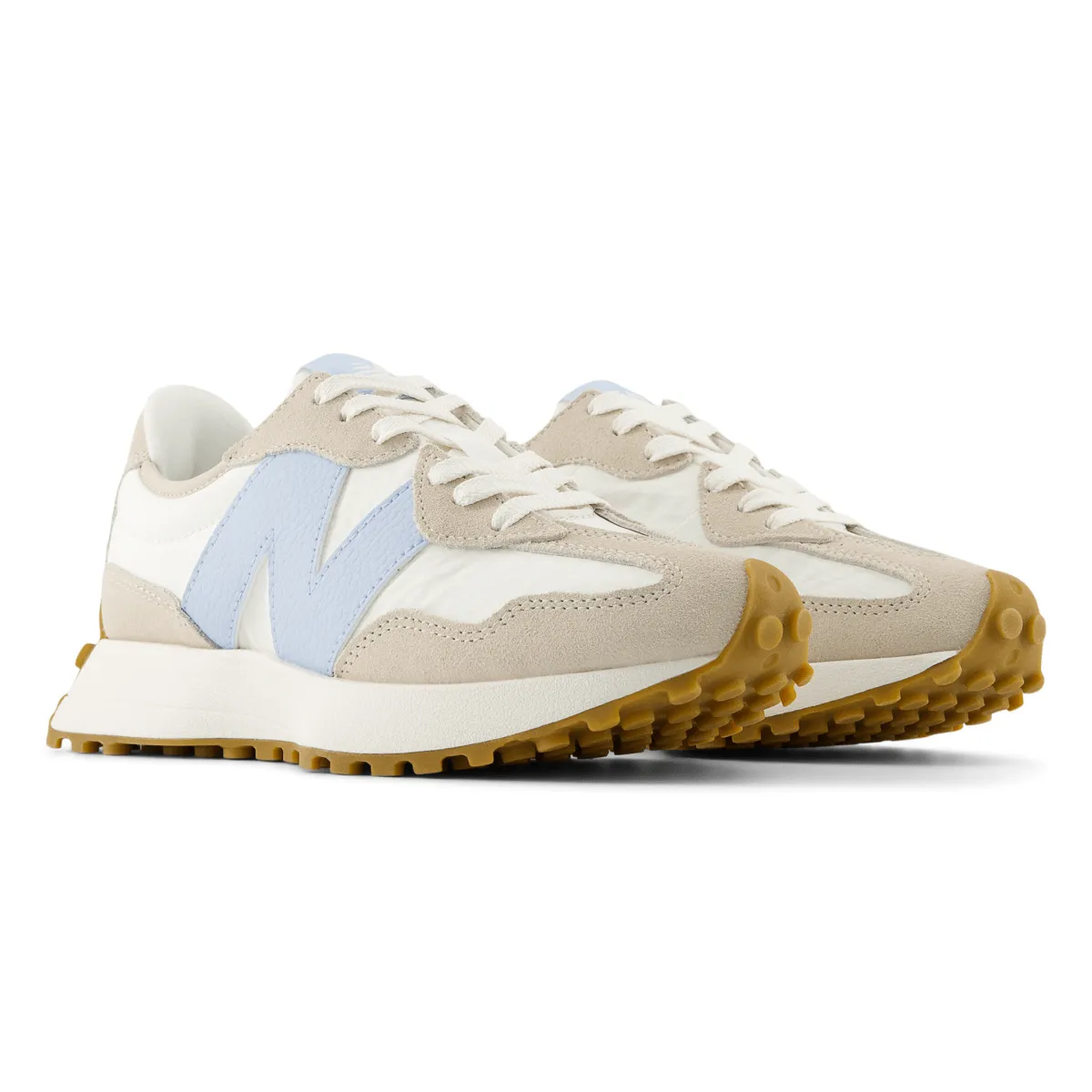 New Balance Women's WS327FTA Timberwolf/Sea Salt/Light Chrome Blue New Balance Shoes