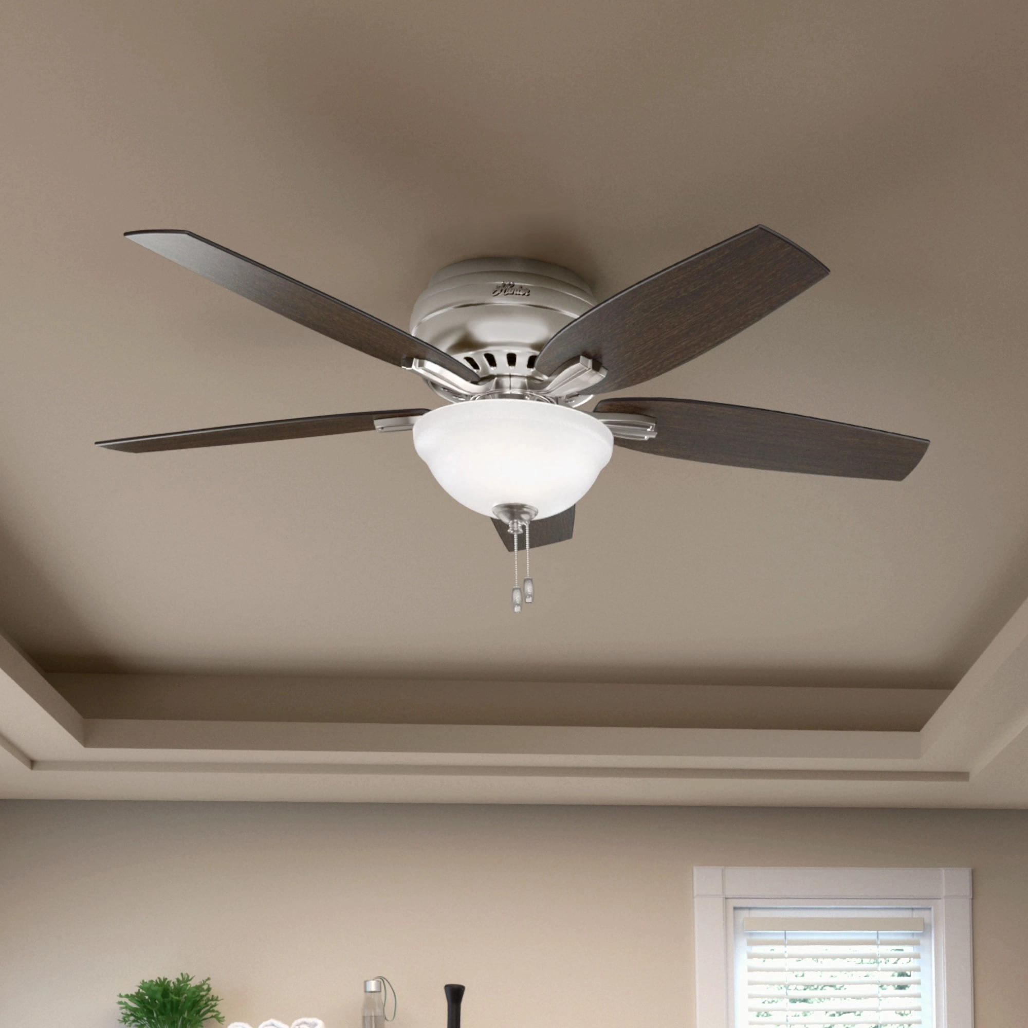 Newsome 52"Ceiling Fan Brushed Nickel