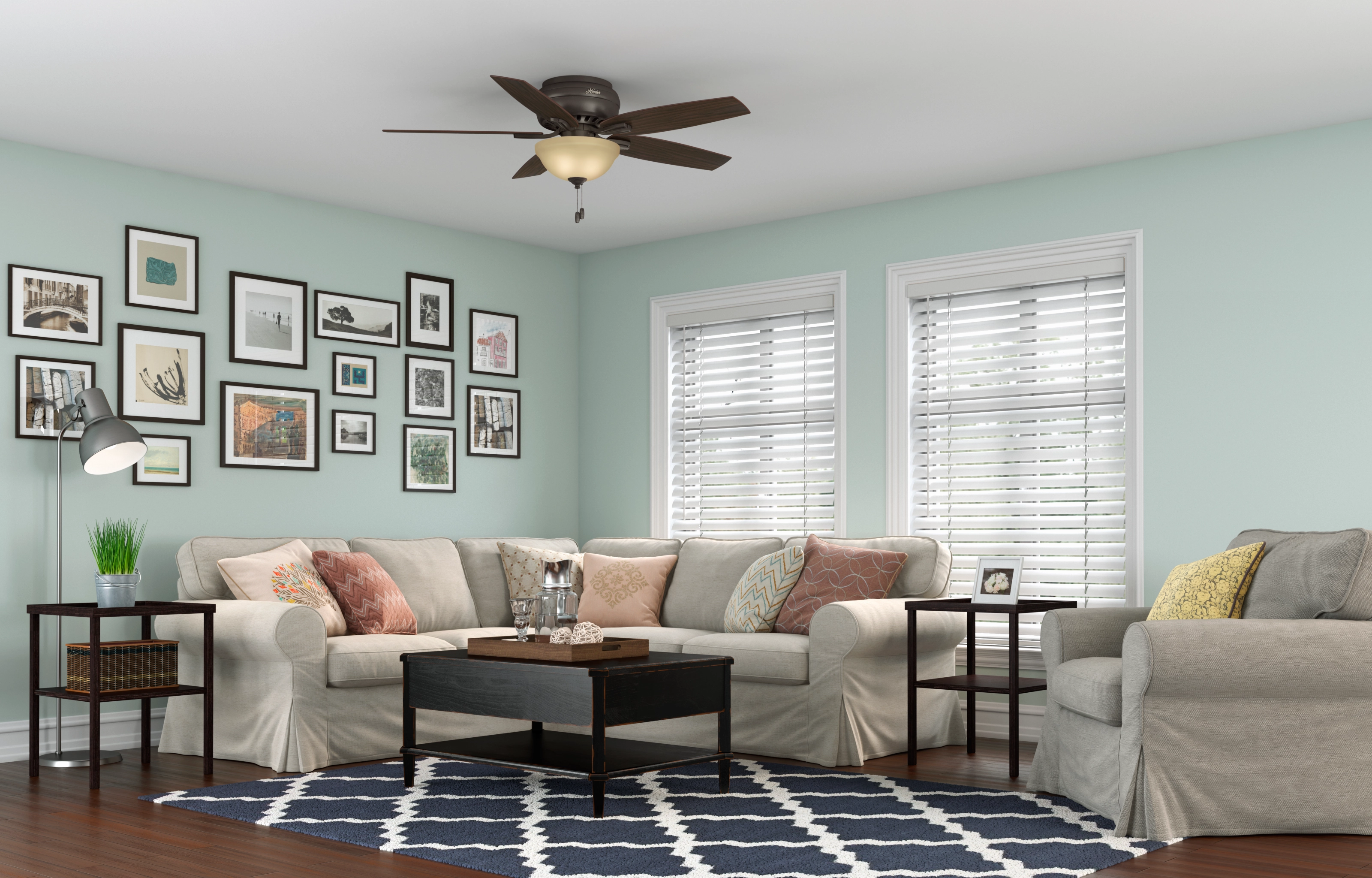 Newsome 52"Ceiling Fan Premier Bronze