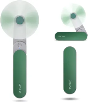 Nezylaf Portable mini handheld Fan, small Rechargeable Personal Fan for 9-15 Hours Runtime, Pocket Design for Travel/Women Essentials/vacation/beach/vacation/airplane/disney Mini handheld fan for personal cooling