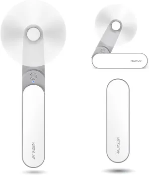 Nezylaf Portable mini handheld Fan, small Rechargeable Personal Fan for 9-15 Hours Runtime, Pocket Design for Travel/Women Essentials/vacation/beach/vacation/airplane/disney Mini handheld fan for personal cooling