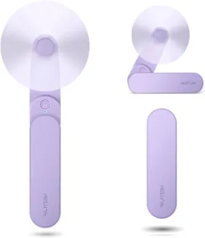 Nezylaf Portable mini handheld Fan, small Rechargeable Personal Fan for 9-15 Hours Runtime, Pocket Design for Travel/Women Essentials/vacation/beach/vacation/airplane/disney Mini handheld fan for personal cooling