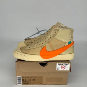 NIKE BLAZER MID OFF WHITE ALL HALLOWS EVE SIZE 8.5 AA3832-700