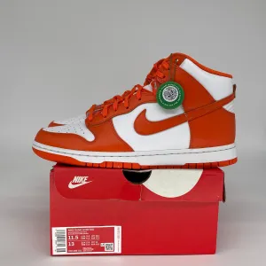 NIKE DUNK HIGH SYRACUSE SIZE 11.5 DD1399-101