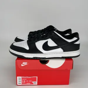 NIKE DUNK LOW PANDA SIZE 13 DD1391-100