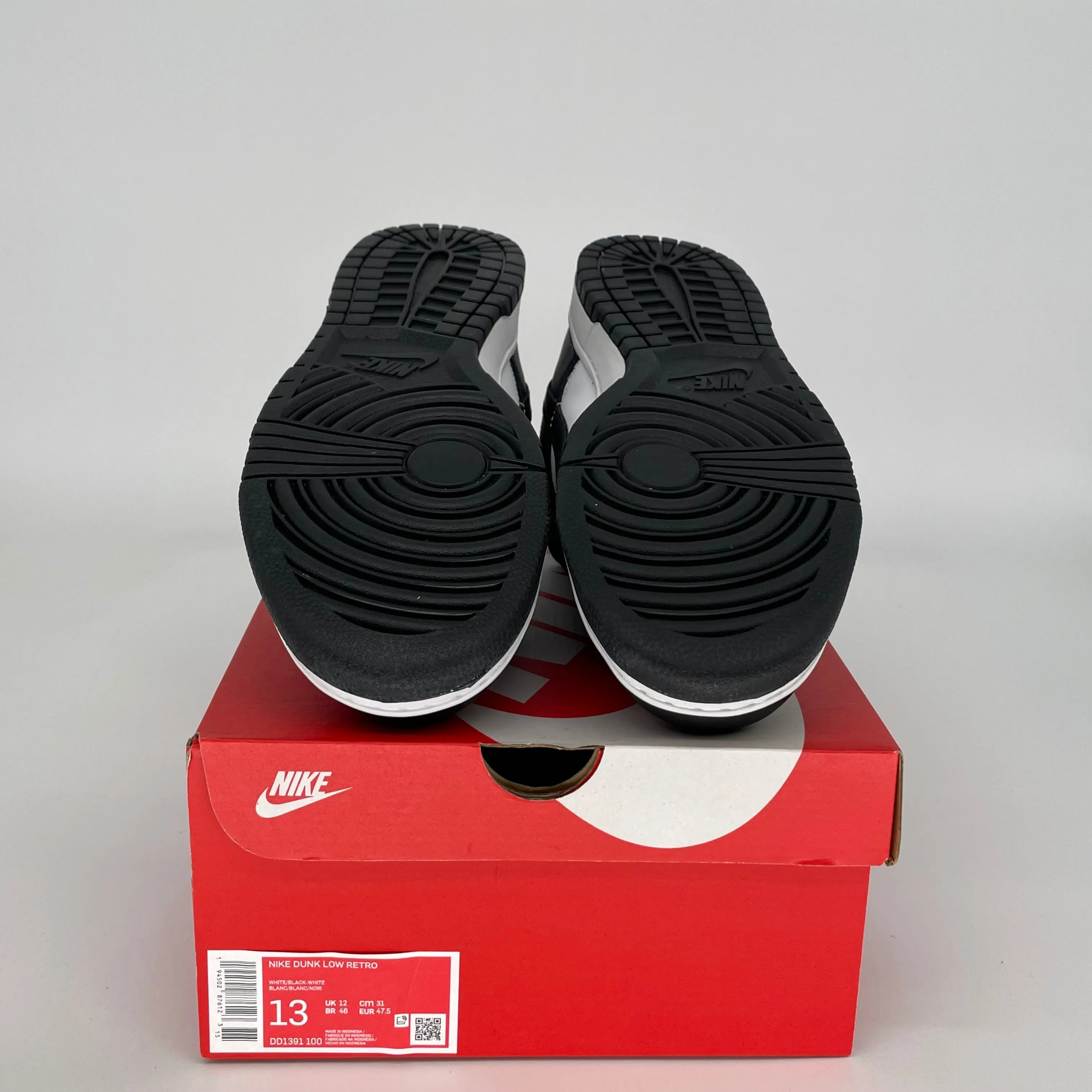 NIKE DUNK LOW PANDA SIZE 13 DD1391-100