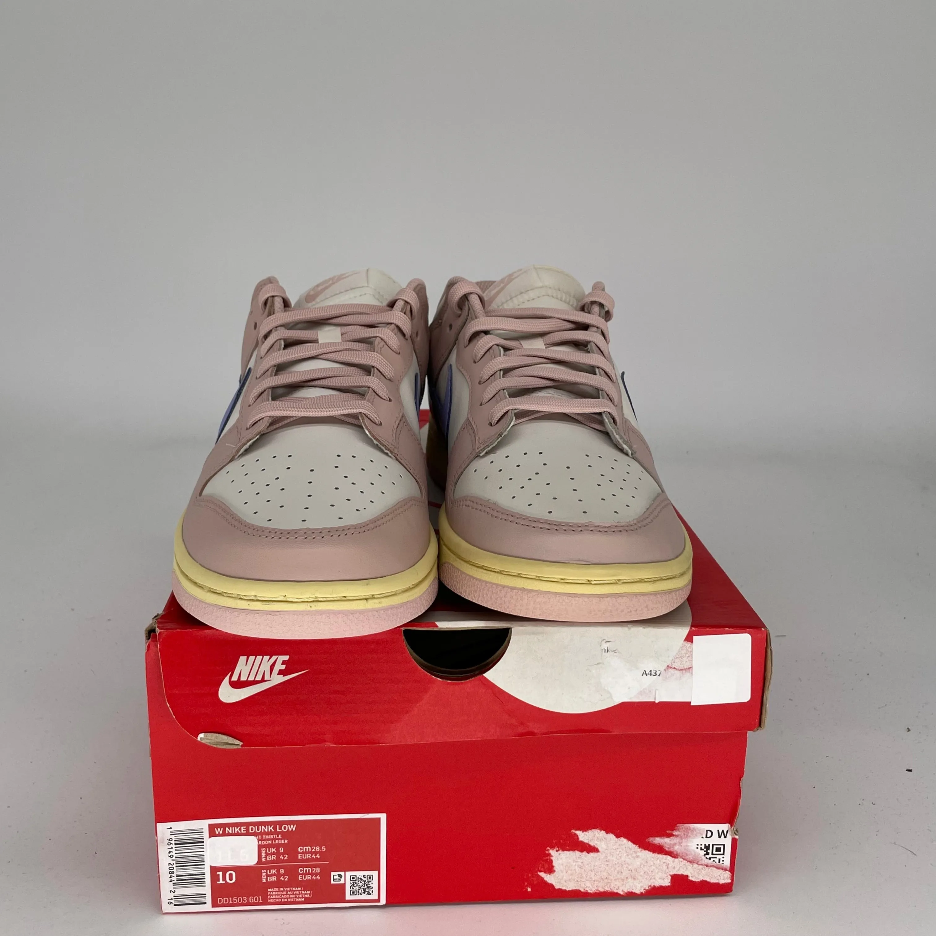 NIKE DUNK LOW PINK OXFORD W SIZE 10/11.5W DD1503-601