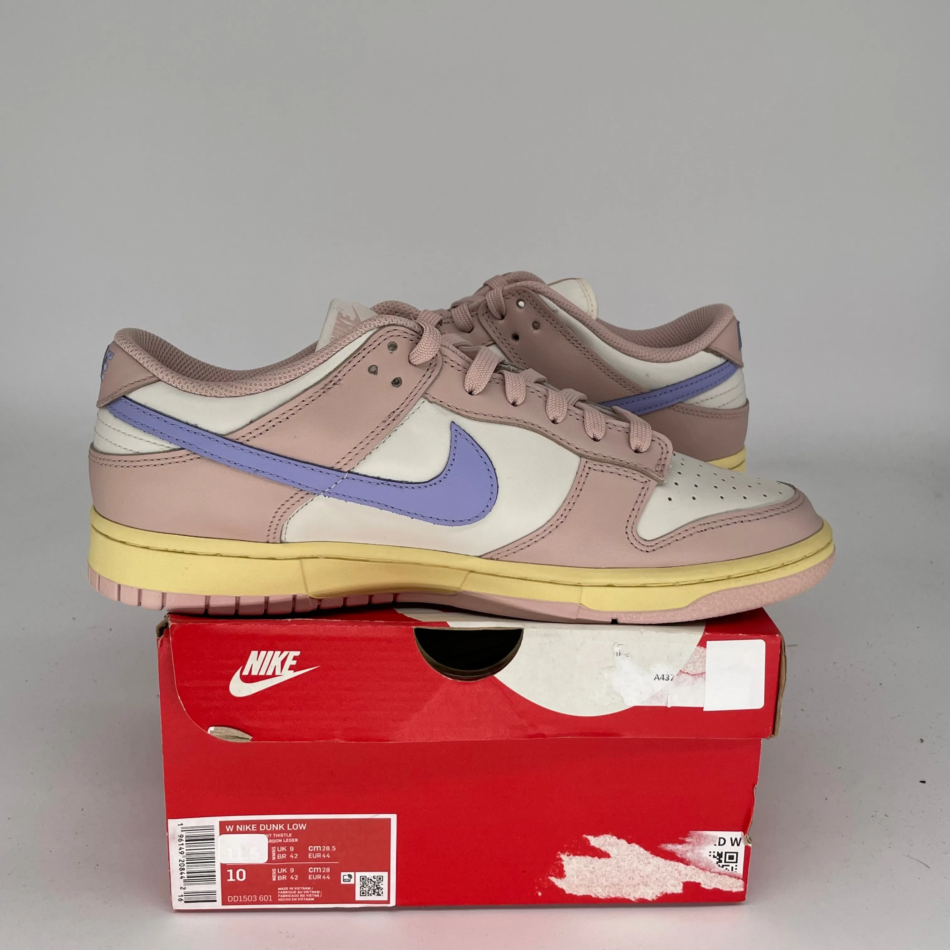 NIKE DUNK LOW PINK OXFORD W SIZE 10/11.5W DD1503-601