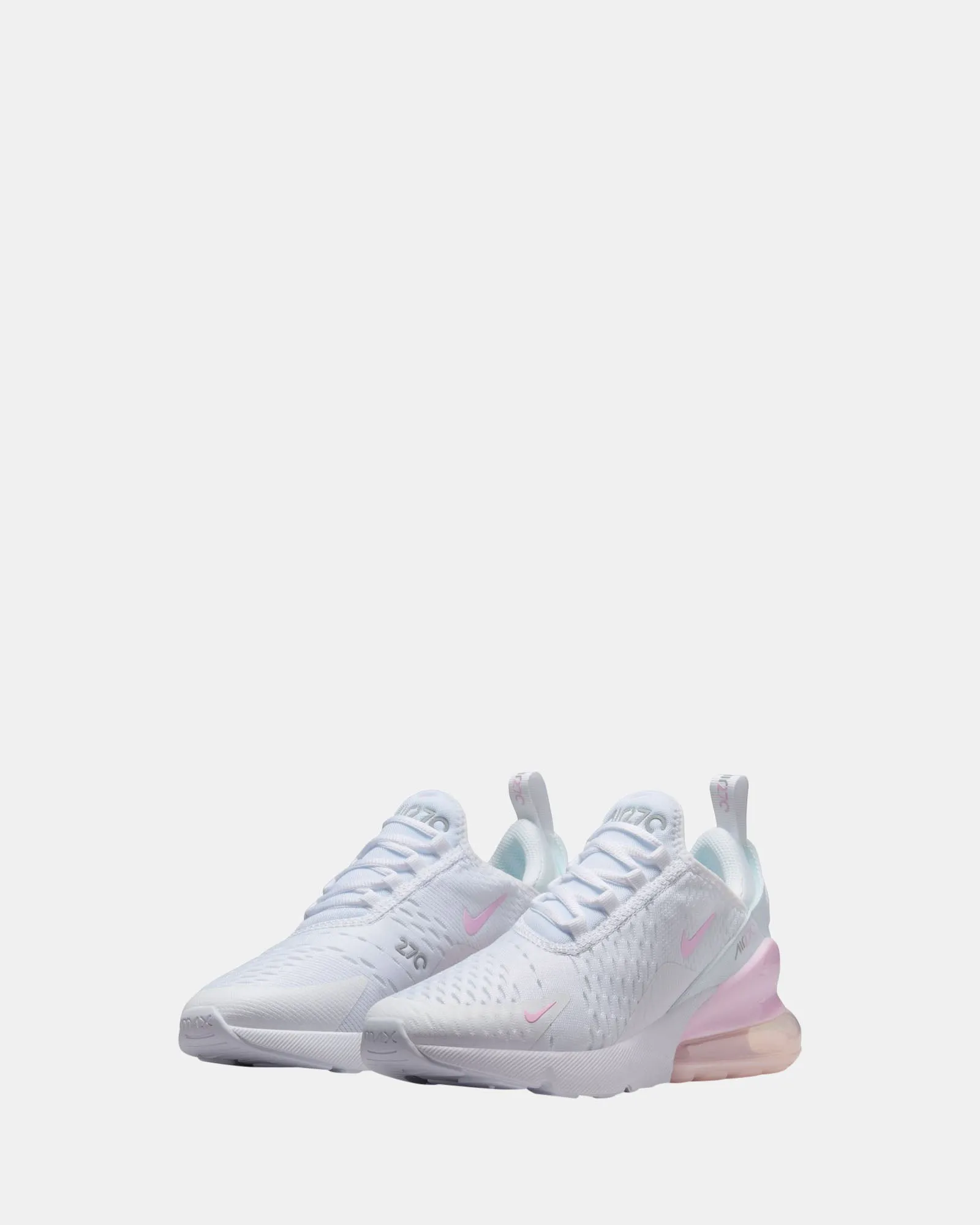 Nike Kids' Shoes Air Max 270 Grade School White/Pink Foam/Smoke Grey