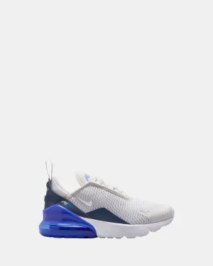 Nike Kids' Shoes Air Max 270 Pre School Vast Grey/White/Hyper Royal