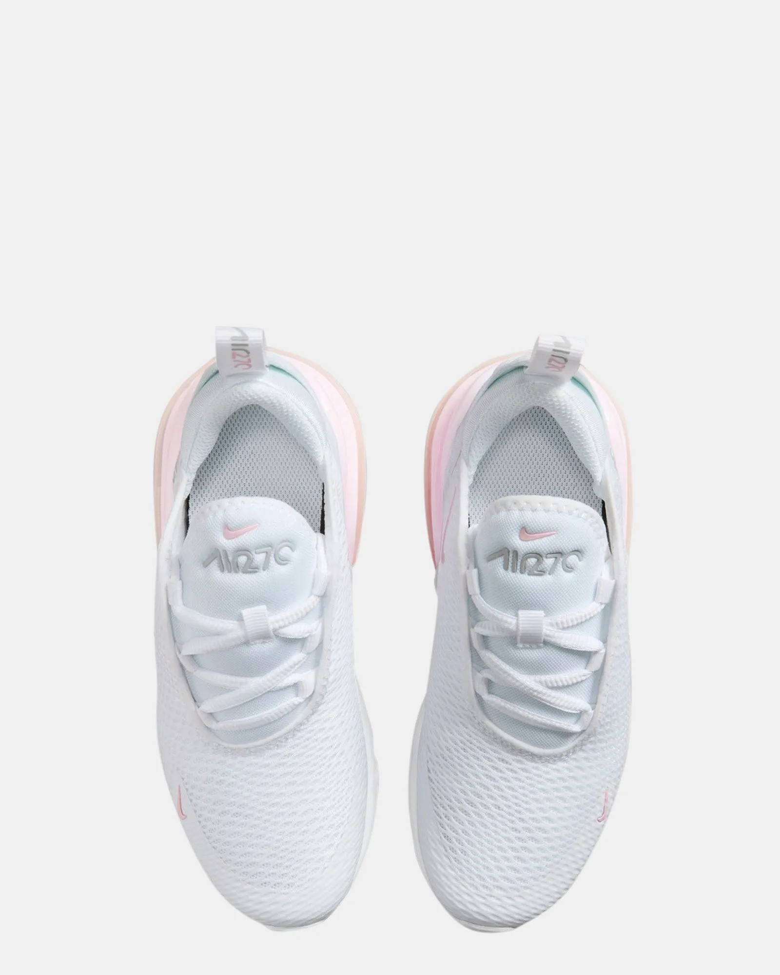 Nike Kids' Shoes Air Max 270 Pre-School White/Pink Foam/Smoke Grey