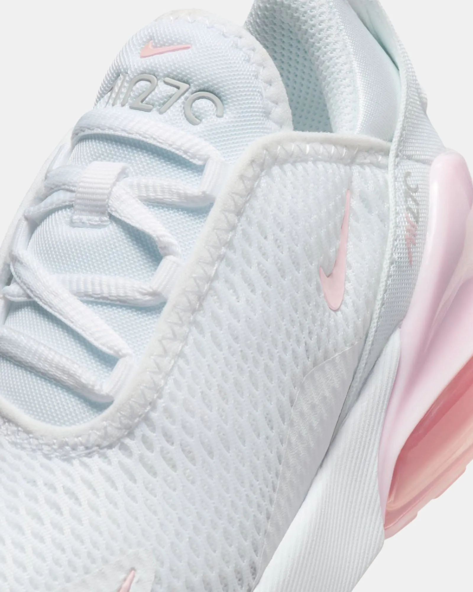 Nike Kids' Shoes Air Max 270 Pre-School White/Pink Foam/Smoke Grey