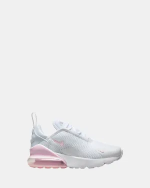 Nike Kids' Shoes Air Max 270 Pre-School White/Pink Foam/Smoke Grey