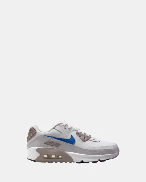 Nike Kids' Shoes Air Max 90 Grade School White/Racer Blue/College Grey