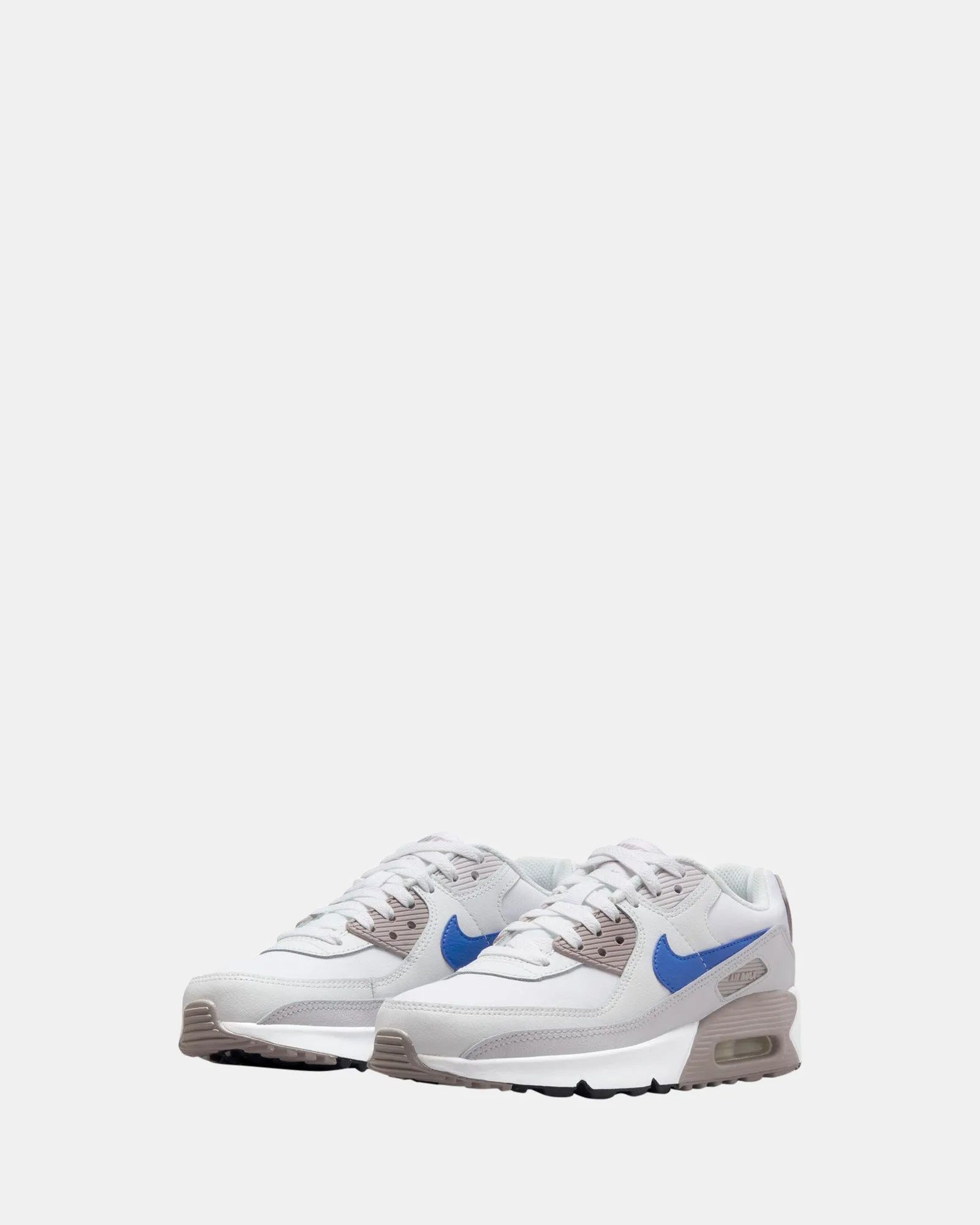Nike Kids' Shoes Air Max 90 Grade School White/Racer Blue/College Grey