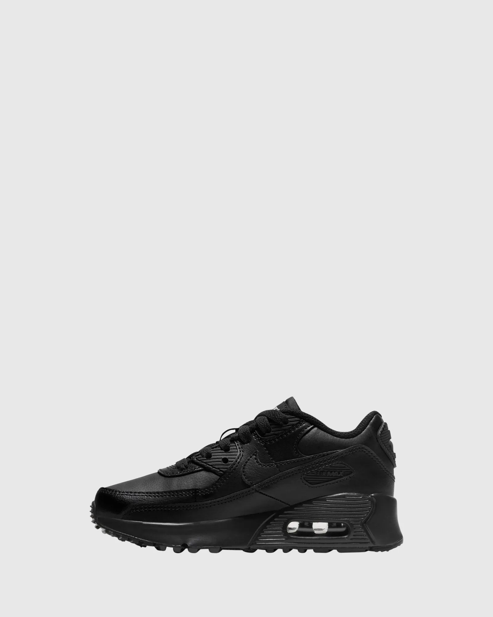 Nike Kids' Shoes Air Max 90 Leather Pre School Black/Black