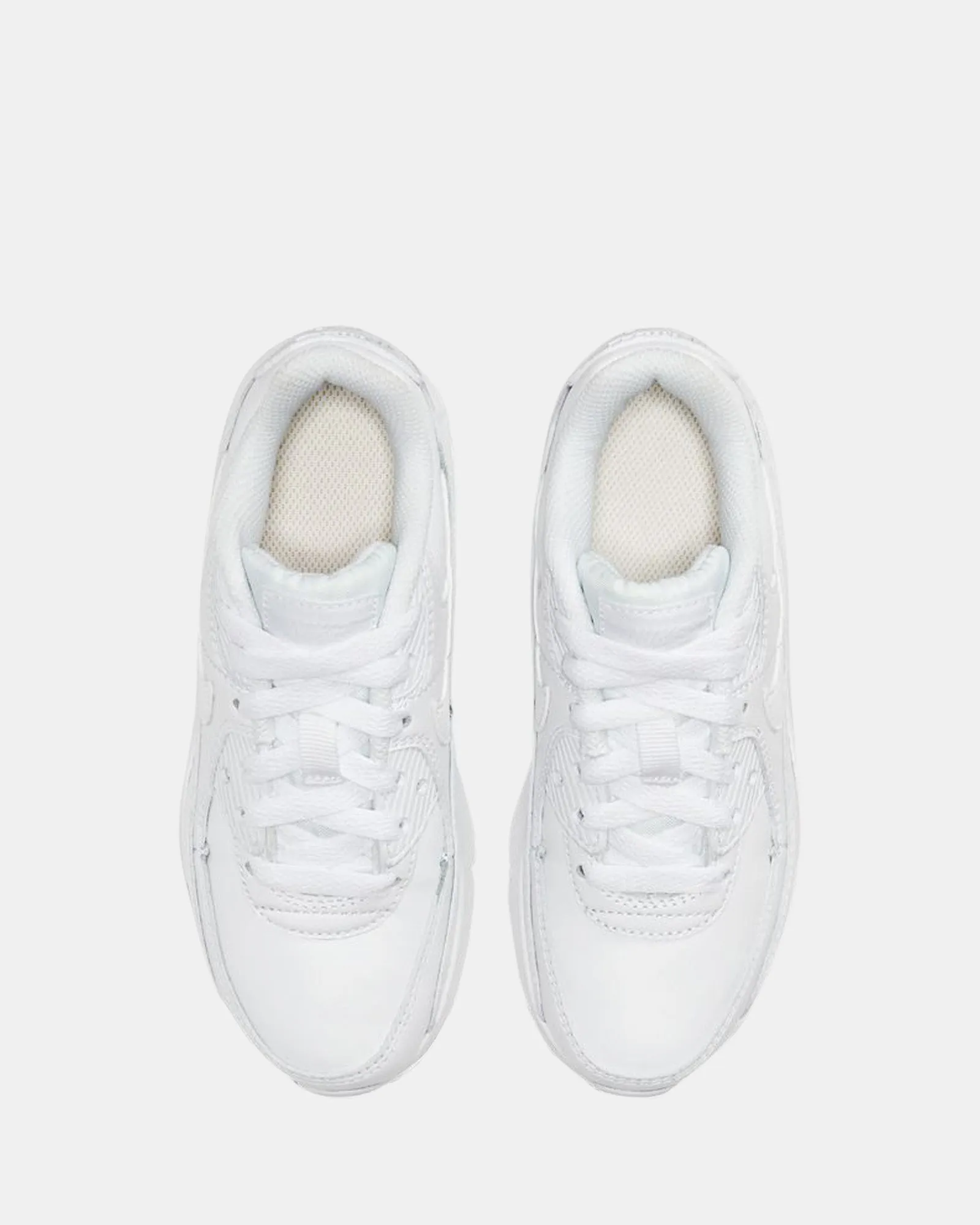 Nike Kids' Shoes Air Max 90 Leather Pre School White/White